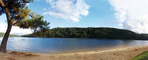 Chalet privé, les pieds dans l'eau,  au bord du Lac de Guerlédan, Caurel , proche de Mur de Bretagne, Pontivy et Loudéac - Côtes-d'Armor - Bretagne