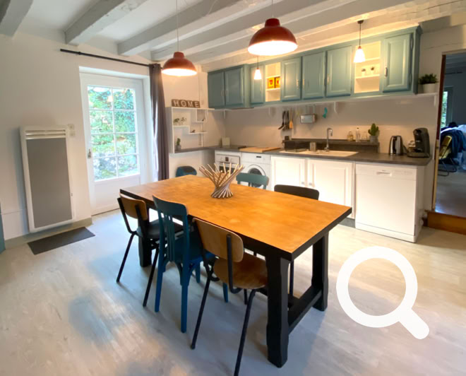 Coin repas de la location de vacances de la Boetie en Dordogne